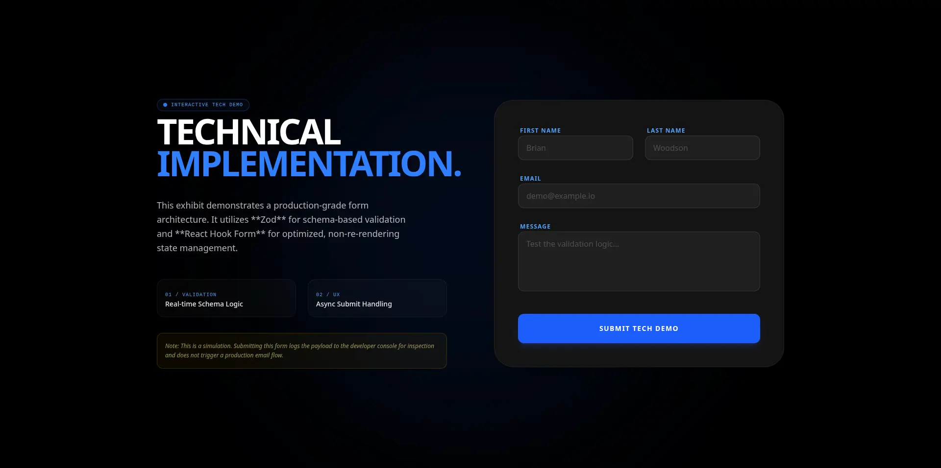 Modern Form Architecture